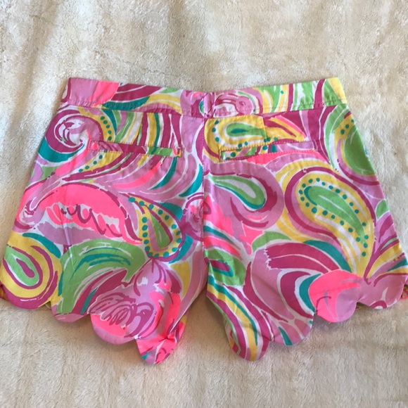 Women’s Lilly Pulitzer Scallop Shorts Size 00 NWOT - Picture 5 of 8